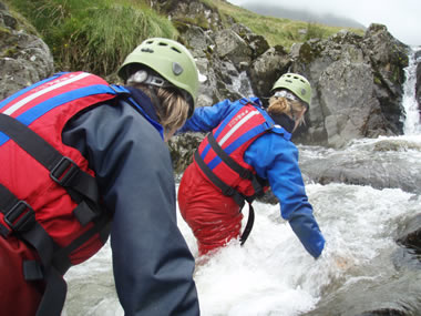 ghyll scrambling