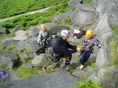 rock climbing instruction